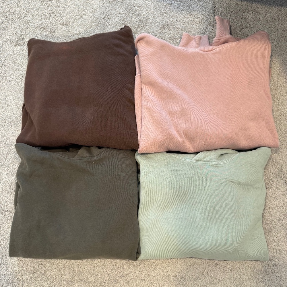 Abercrombie Essential Pop-Over Hoodie Bundle - All Medium